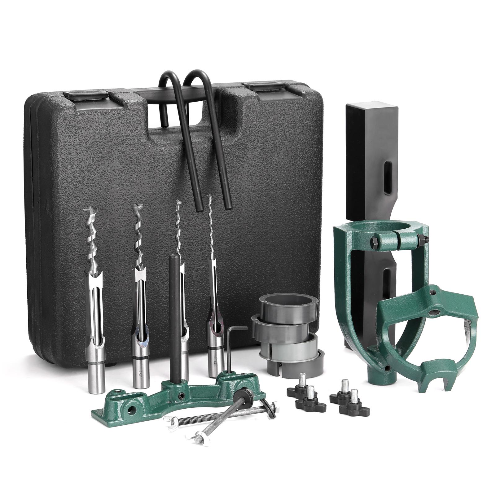 Square Tenon Machine Accessory Set Drill to Tenon Machine Conversion Tool Set Mortising Machine Utility Woodworking Tool