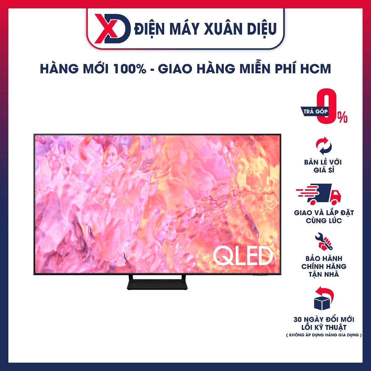 QA65Q60CA - Smart Tivi QLED 4K 65 inch Samsung QA65Q60C - Hàng chính hãng (chỉ giao HCM)