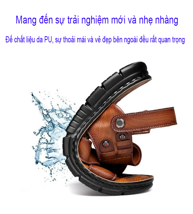 Giày dép Sandal nam thiết kế đế mềm kiểu dáng hiện đại mã DQH51632