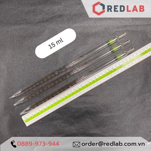 ỐNG HÚT THỦY TINH PIPET LOẠI DÀI CÓ CHIA VẠCH, PIPET THẲNG THỦY TINH 1ML 2ML 5ML 10ML 15ML 20ML 25ML 50ML