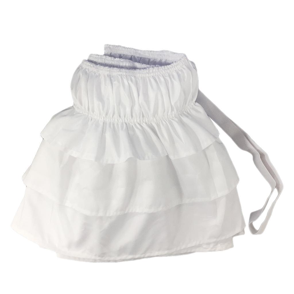 Solid Color  Ruffle Elastic Band Bed Skirt