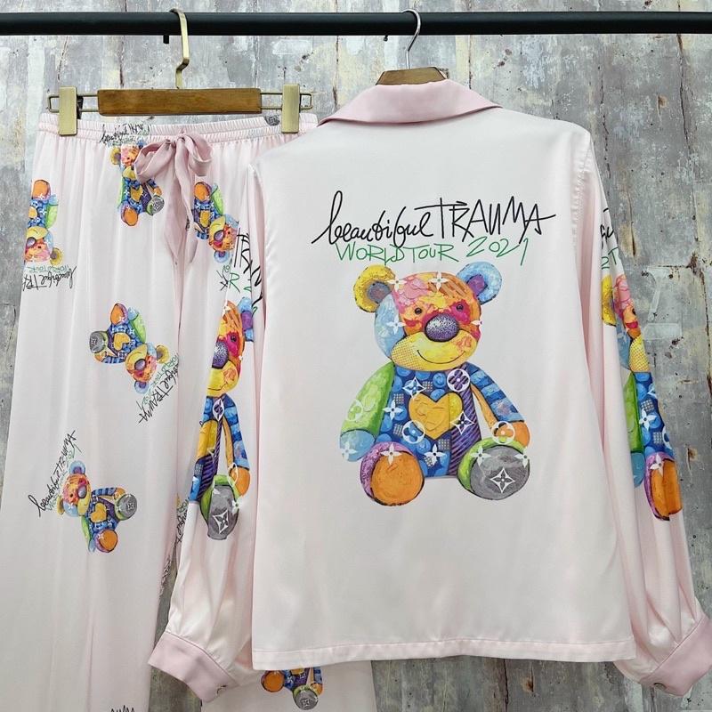 BỘ PYJAMA TAY BỒNG 020 - QUẢNG CHÂU CAO CẤP