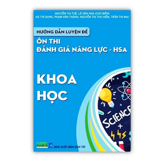 Sách - Combo 3 cuốn Hướng dẫn luyện đề ôn thi Đánh giá năng lực - HSA ( Khoa Học + Tư duy định lượng + Định Tính )