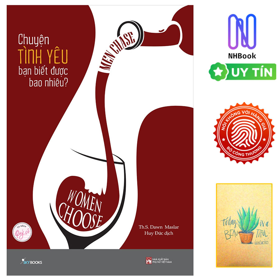 Sách - Men Chase Women Choose - Chuyện Tình Yêu Bạn Biết Được Bao Nhiêu? - Skybooks - Bìa Mềm