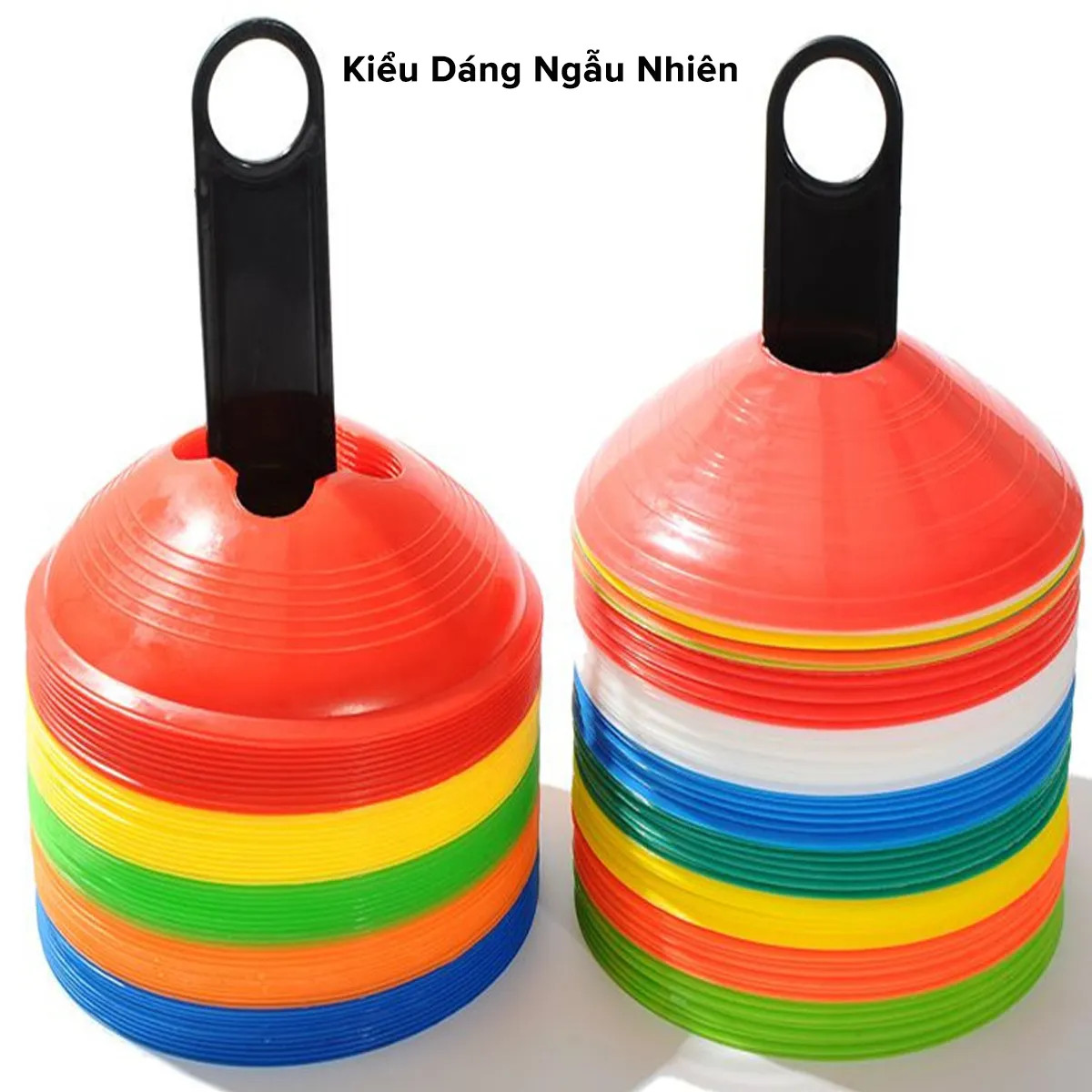 Bộ 10 Nấm Lùn Chiến Thuật Bóng Đá, Cone Tập Luyện Cao 4.5cm Chính Hãng (Chọn Màu) - Nấm chiến thuật trong luyện tập bóng đá -Cone tập luyện, nấm chiến thuật trong luyện tập bóng đá, đá banh - Hàng Chính hãng dododios