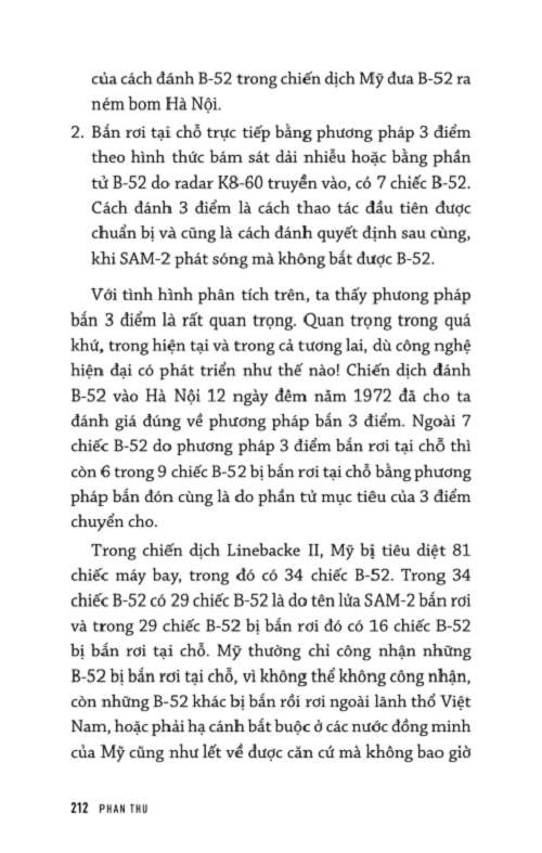 Tại Sao Việt Nam Đánh Thắng B-52? Những Chuyện Bây Giờ Mới Kể (In lần thứ 2)