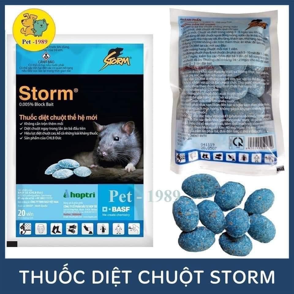 Thuốc trừ chuột gói 20 viên