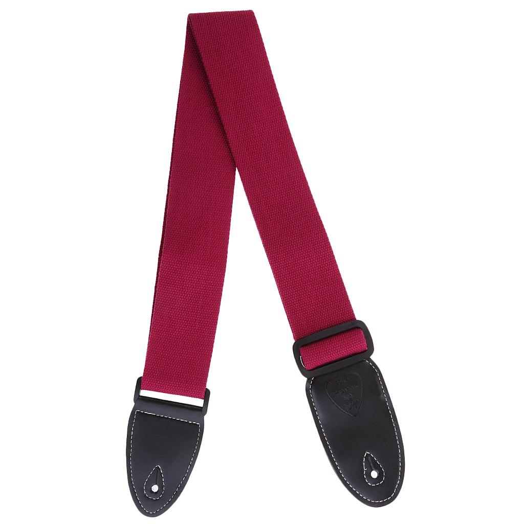 Portable Adjustable Guitar Strap with PU Leather Ends for Folk/Classical/Electric Guitar Bass Accessory Parts