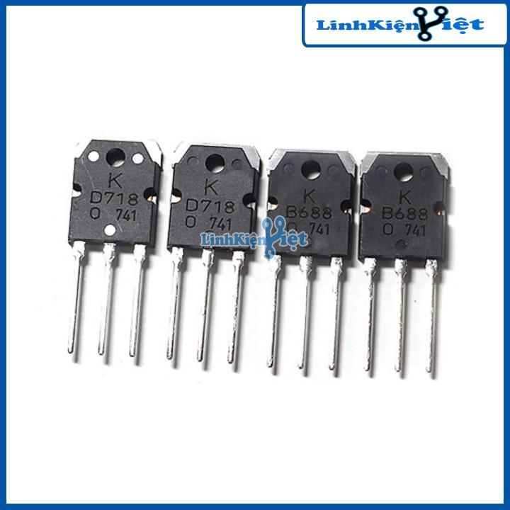 Combo 4 Con Transistor D718 và B688 ( Mỗi Loại 2 Con )