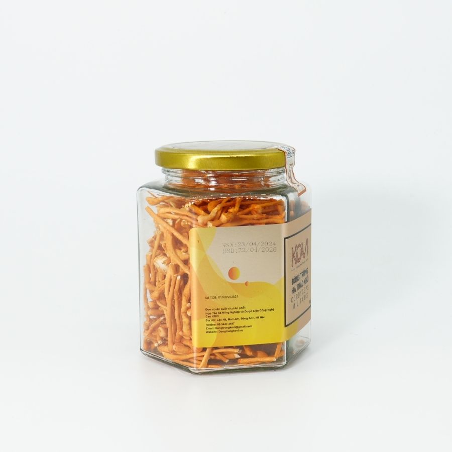 Đông trùng hạ thảo KOVI khô sấy thăng hoa 15g | Hàm lượng dược chất cao 4 sao OCOP
