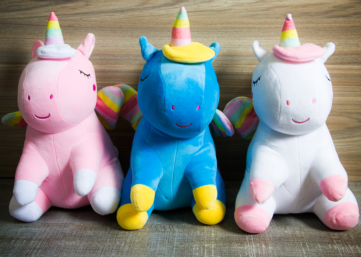 Thú nhồi bông Ngựa Một Sừng Unicorn size 40cm BA00065