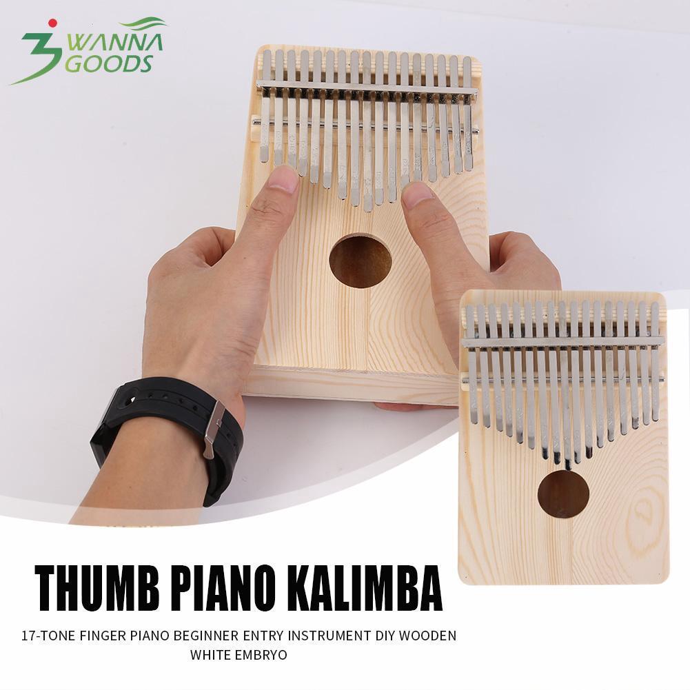 Đàn Kalimba 17 Phím Bằng Gỗ Cho Người Mới Tập Chơi