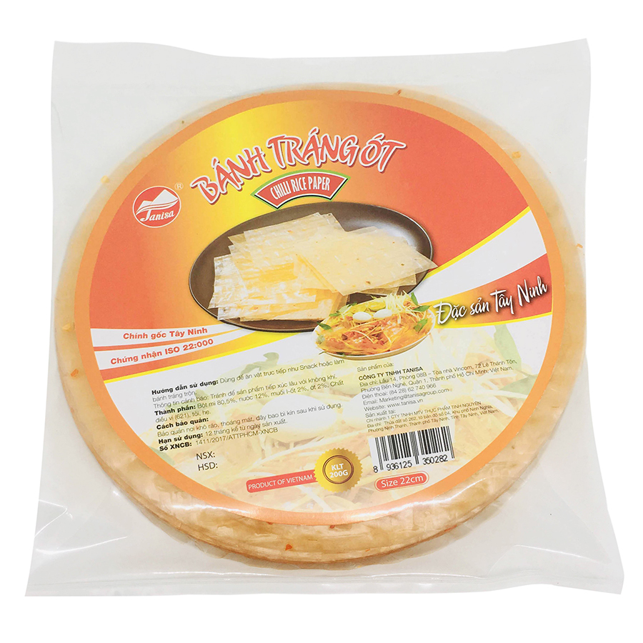 Bánh Tráng Ớt Tanisa