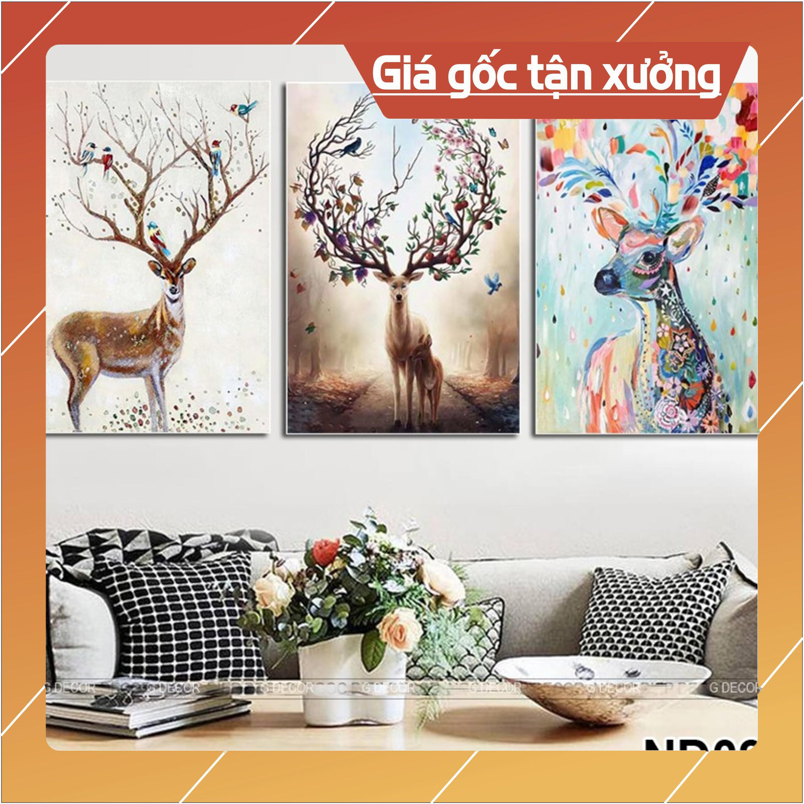 Bộ tranh treo tường phong thủy trang trí nội thất đẹp nhất thị trường ĐL 27 mẫu hot