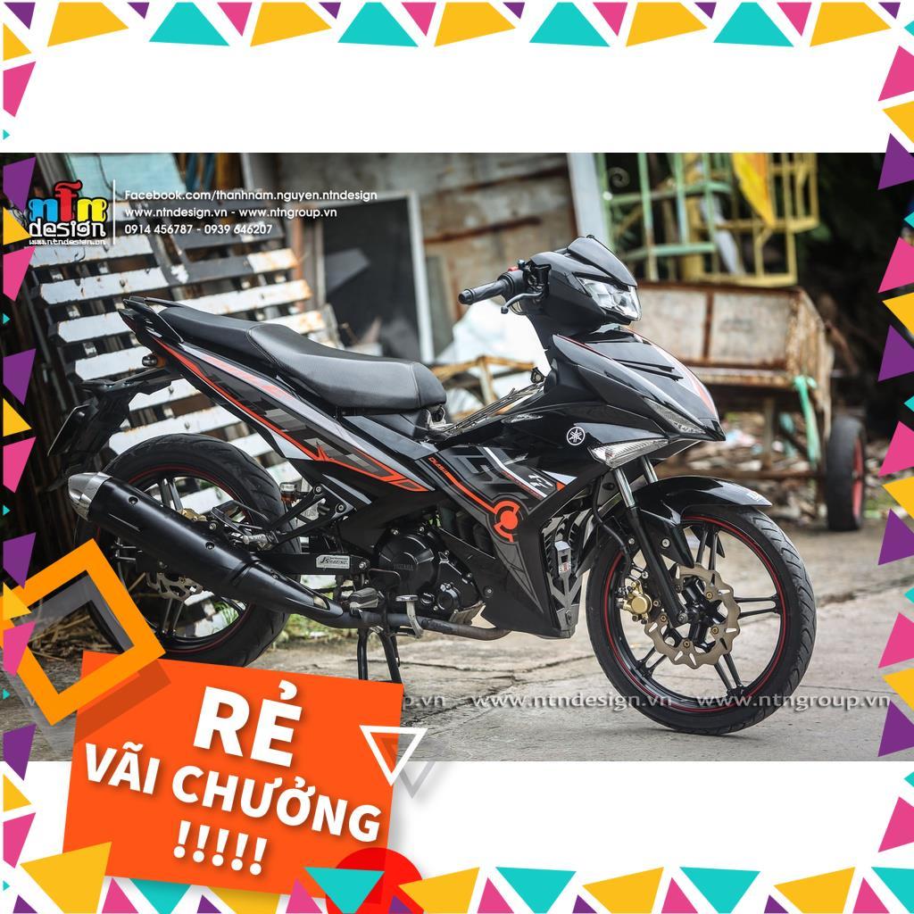 Tem Rời Exciter 150 Mẫu LC 150 Xám Cam Đen