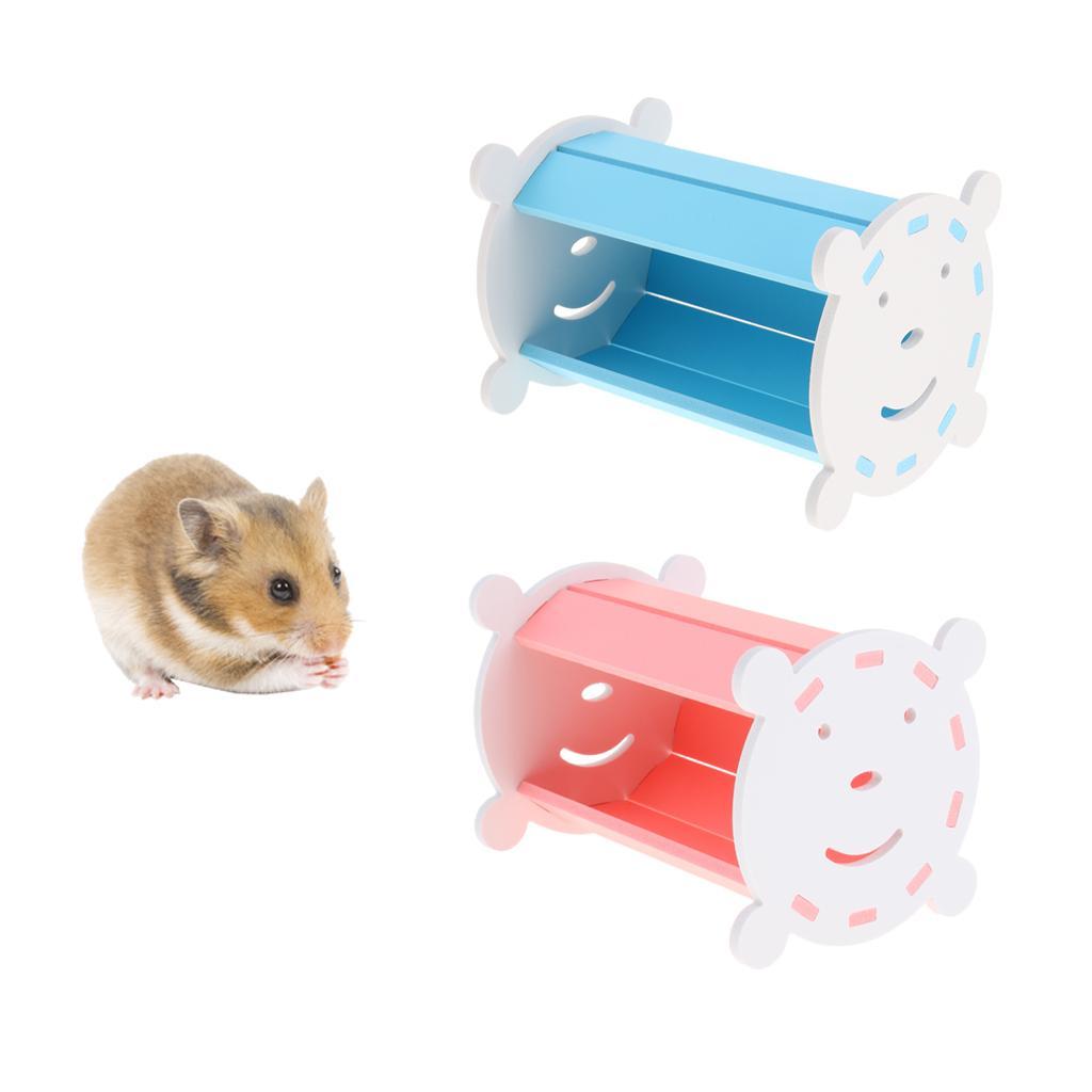 Small Animals Hamster Gerbil Colorful Tunnel House Nest Rest Bedroom