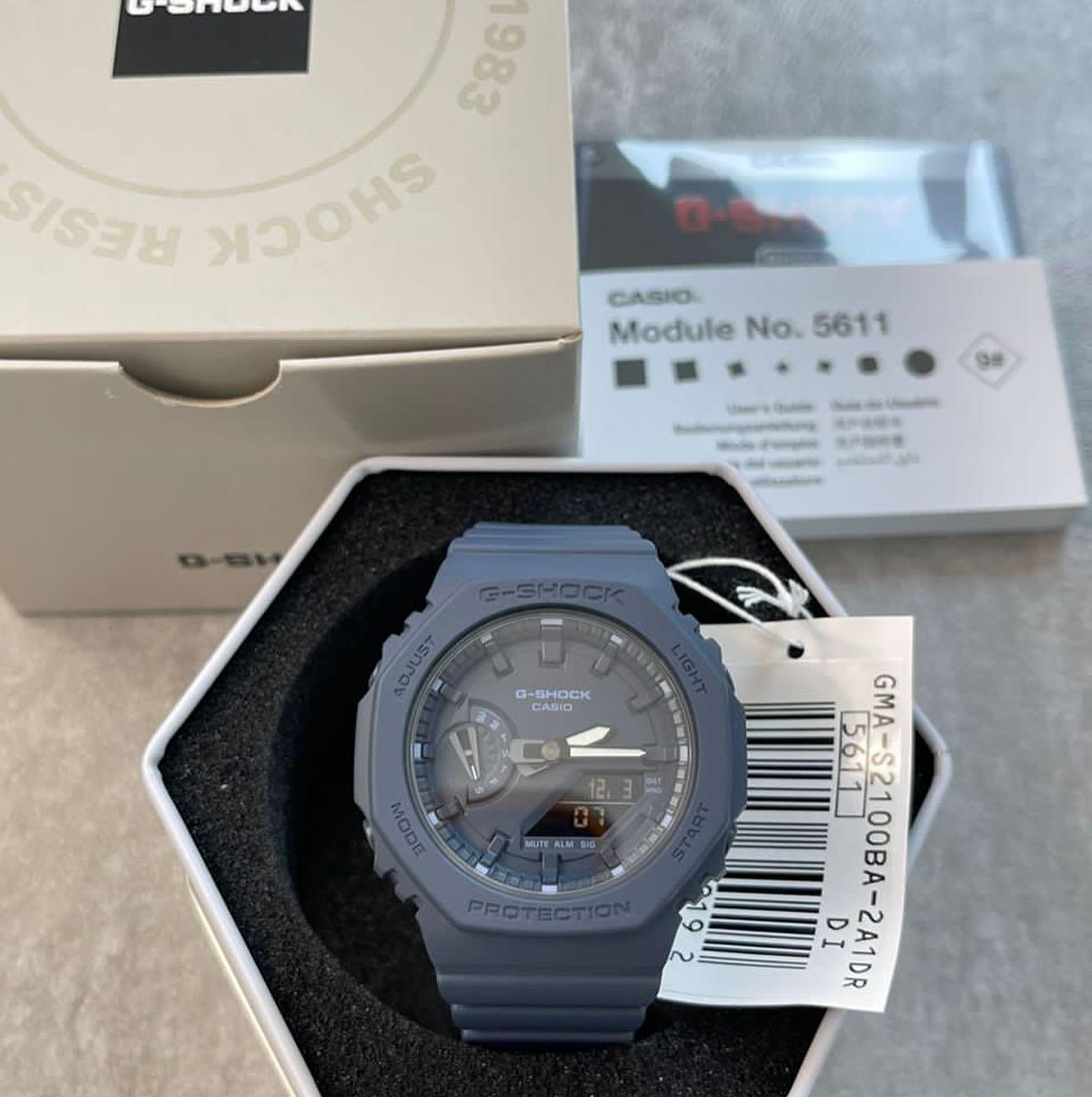 Đồng Hồ Nữ Dây Nhựa Casio G-Shock GMA-S2100BA-2A1DR | GMA-S2100BA-2A1