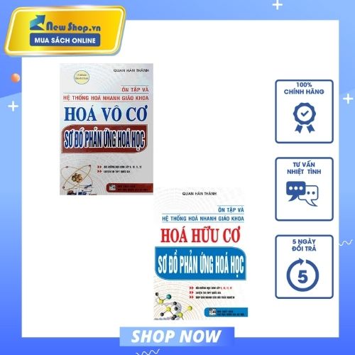 COMBO ÔN TẬP VÀ HỆ THỐNG HÓA NHANH GIÁO KHOA: HÓA HỮU CƠ + HÓA VÔ CƠ SƠ ĐỒ PHẢN ỨNG HÓA HỌC (BỘ 2 CUỐN) - HA