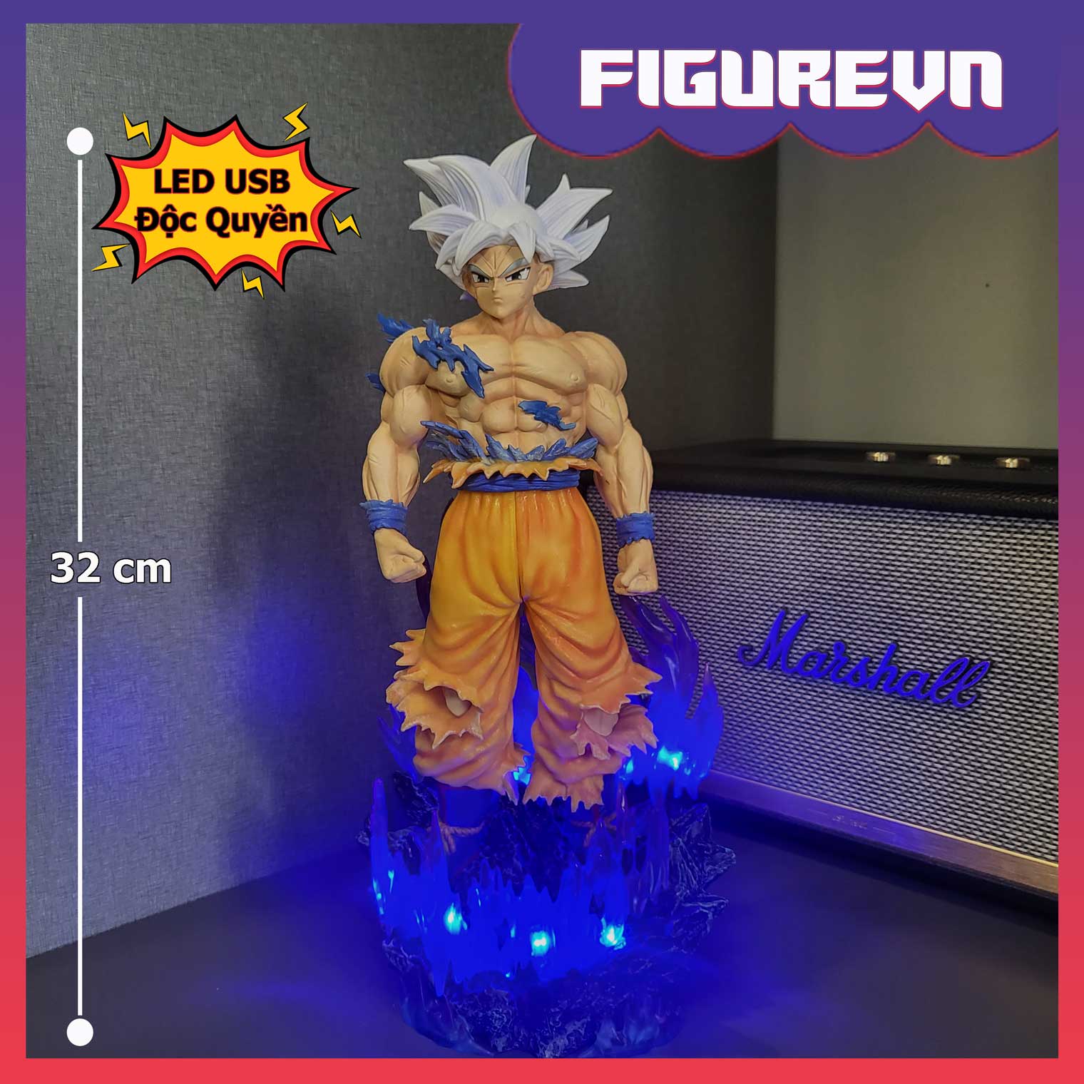 Mô hình Son Goku vô cực 32 cm có LED - Dragon Ball