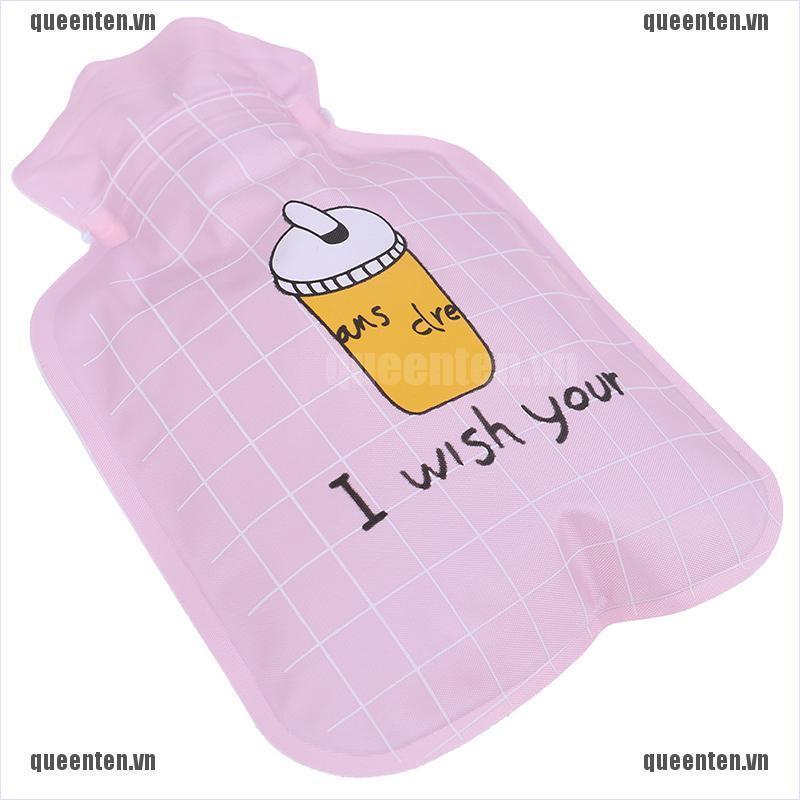 Mini Warm Hot Water Bag Cartoon Hot Water Bottle Water-filled Type Treasure QUVN