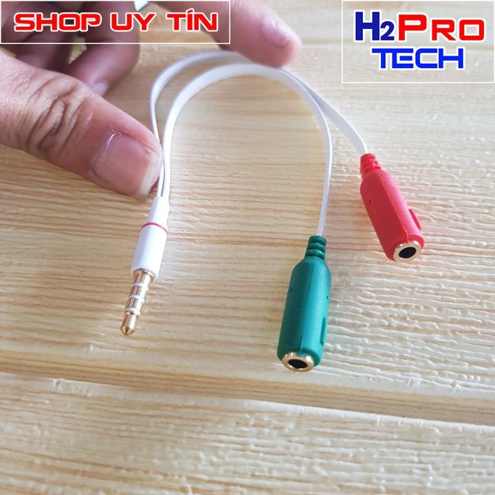 Cáp chia Tai Nghe 3.5 ra Mic và Loa - Jack Chia (Gộp) Cổng Tai Nghe- Loại đẹp