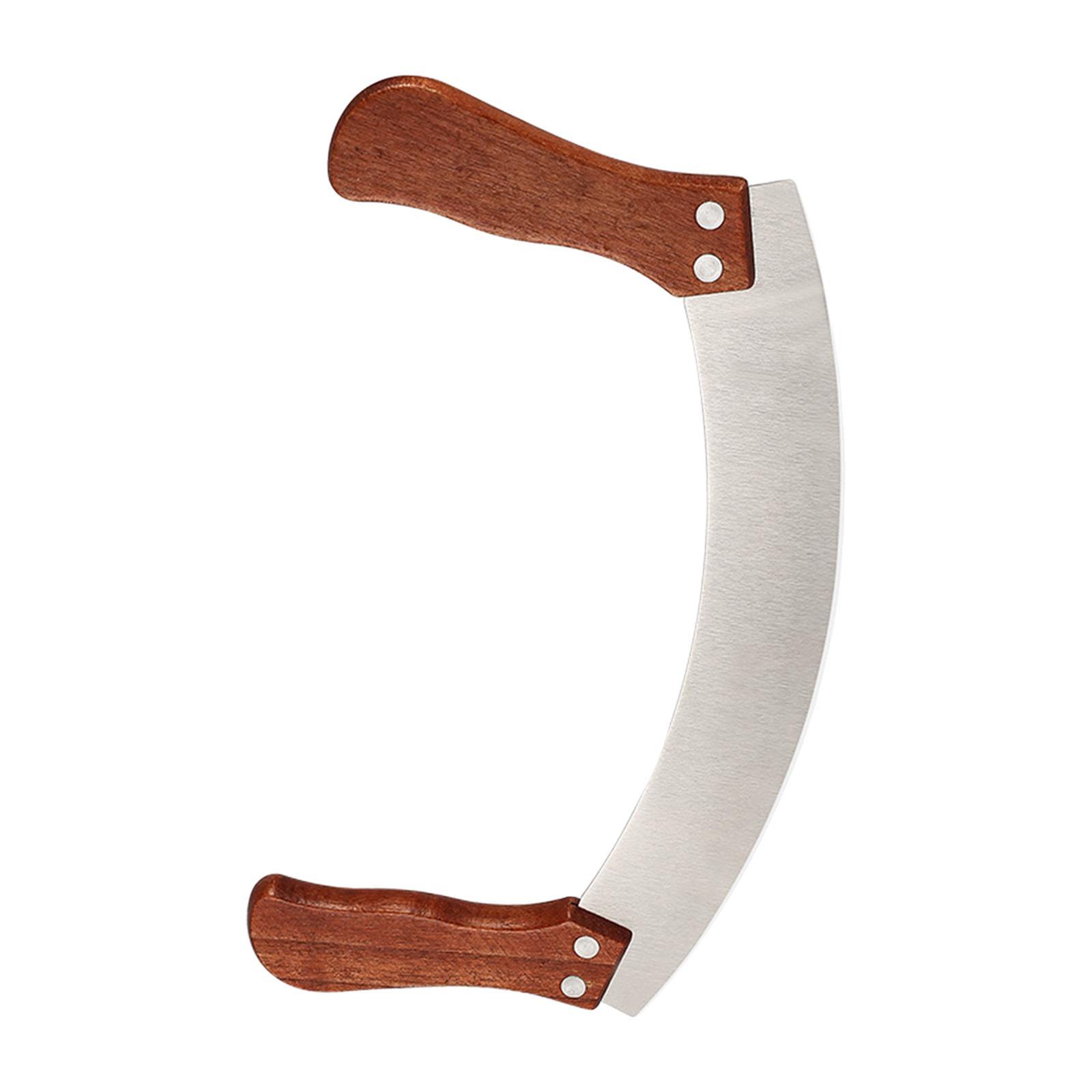 Pizza Cutter Wheel Non Slip Double Handle Cutter for Baking Accessories