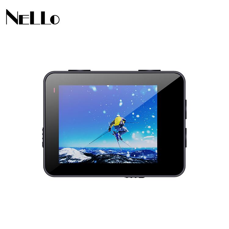 Máy ảnh hành động thiết kế màn hình kép 4K/60fps Camera hành động WiFi 10m WiFi thân xe không thấm nước