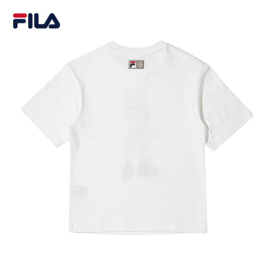 Áo thun tay ngắn cổ tròn trẻ em Fila Milk On The Rock - FK2RSD2M01X
