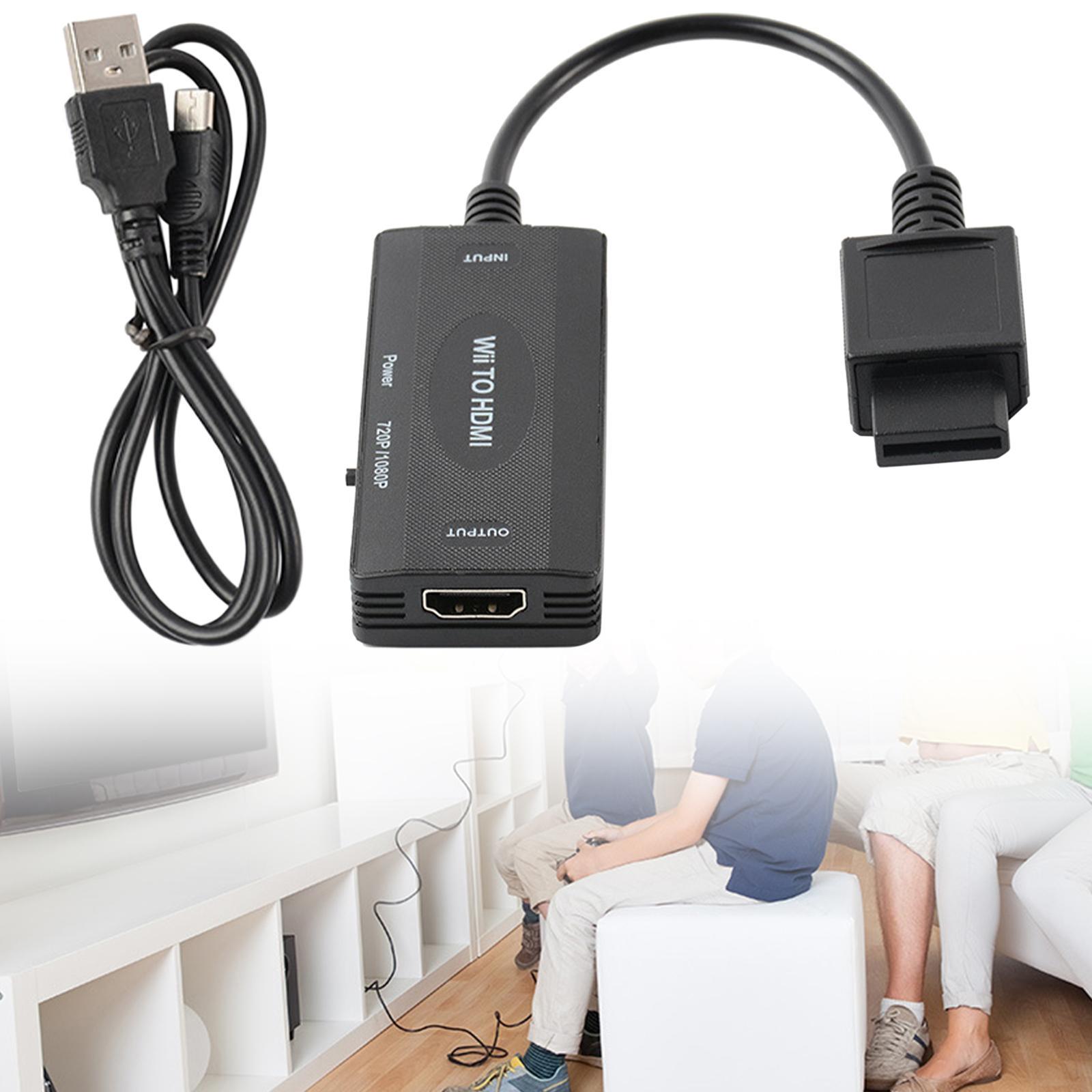 Wii to HDMI Converter/ 1080P 720P with Cable for PC HDTV Monitor