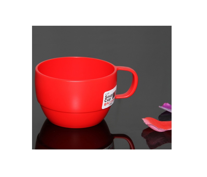 Cốc uống nước có quai Inomata 350ml được sản xuất theo công nghệ hiện đại của Nhật Bản