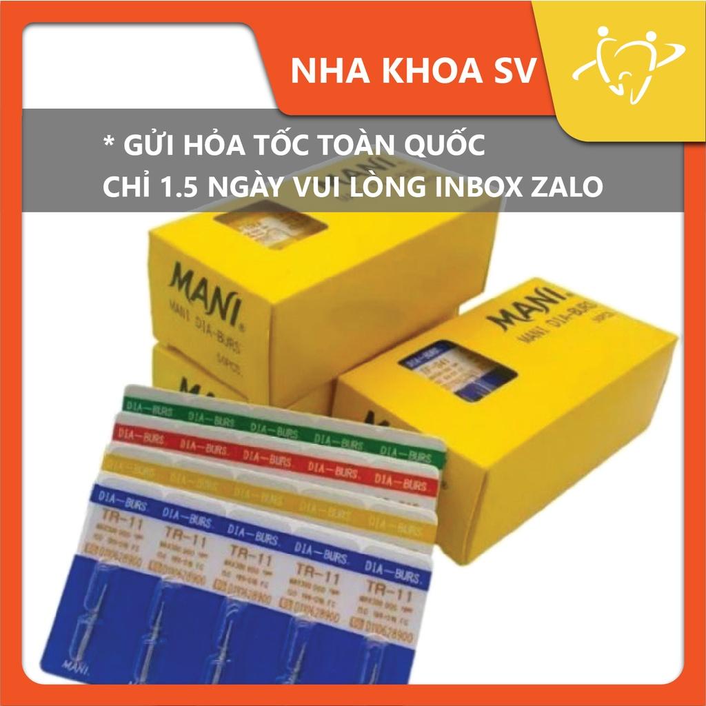 Mũi khoan nha khoa Mani - có bán lẻ cho SV