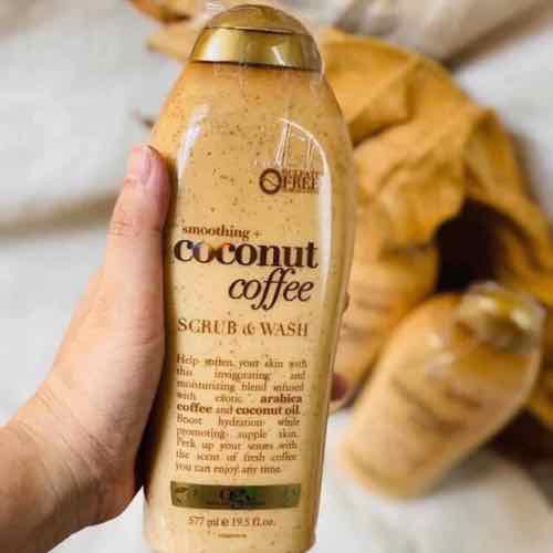 Sữa Tắm Tẩy Tế Bào Chết Ogx Coconut Coffee Dừa &amp; Cafe 577ml( không xuất hóa đơn đỏ )