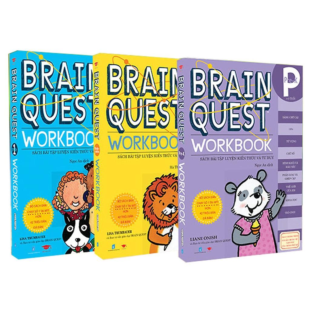 Sách Braint Quest Workbook ( bộ 3 cuốn, 4 - 7 tuổi )