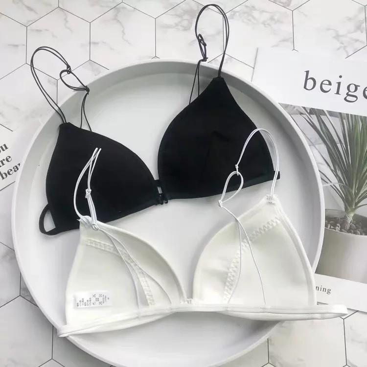 Áo Bra Cotton Dây Mảnh -Áo Bralette áo bra không gọng mút mỏng tháo được COCO LAND