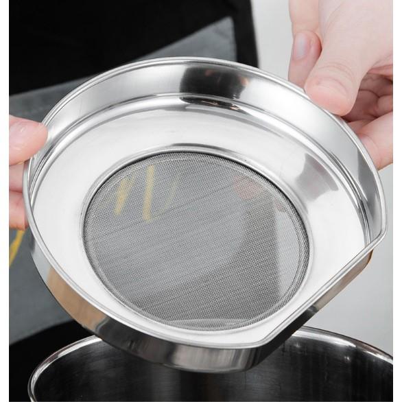 Ca lọc dầu inox 304 Có Lưới lọc Cặn