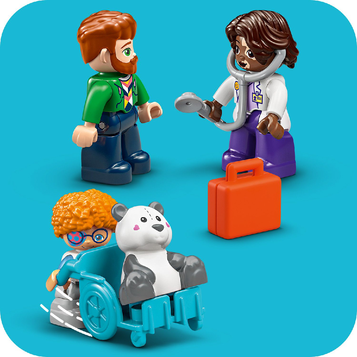 LEGO DUPLO 10449 Đồ Chơi Lắp Ráp Phòng Khám Bác Sĩ (65 Chi Tiết)