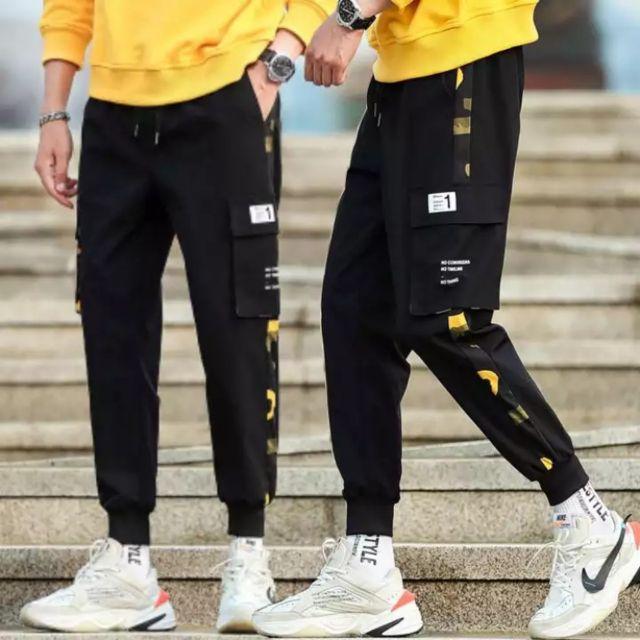 Quần jogger kaki túi hộp (kèm video hình thật