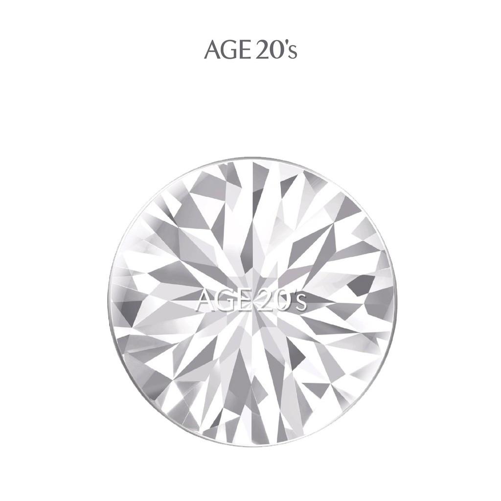 Phấn Nền Lạnh Kim Cương AGE20's Essence Cover Pact DIAMOND White SPF 50+/PA +++ 12.5g