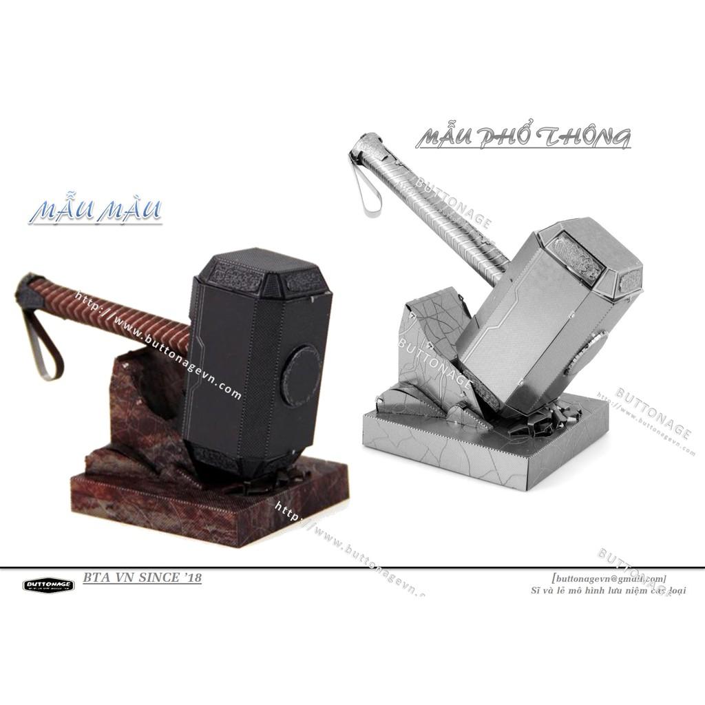 Mô Hình Lắp Ráp 3d Búa thần Mjolnir