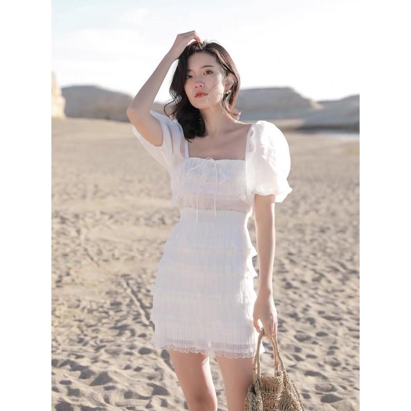 Váy Maxi Đi Biển Hở Lưng