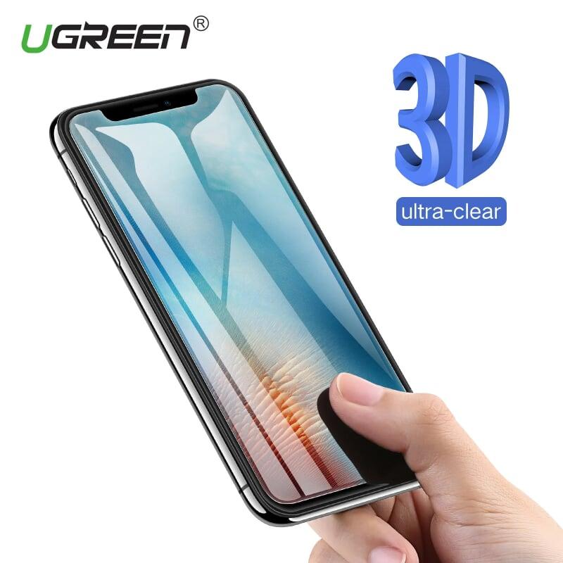 Ugreen UG50948LP171TK cho iPhone X Miếng dàn cường lực độ cứng chuẩn 9H - HÀNG CHÍNH HÃNG