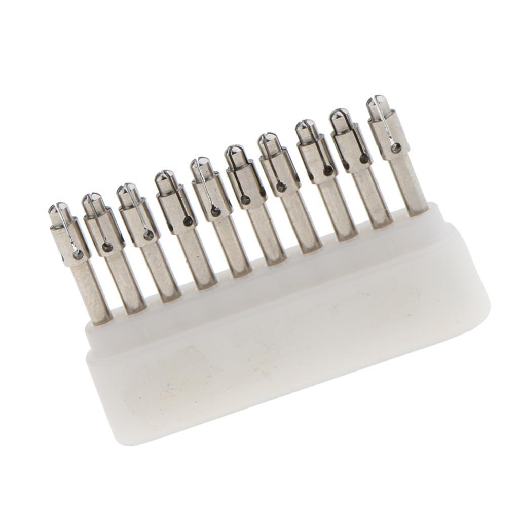 10 Pieces Lab Polishing Shank Mandrel Burs 2.35mm Rotary Tool