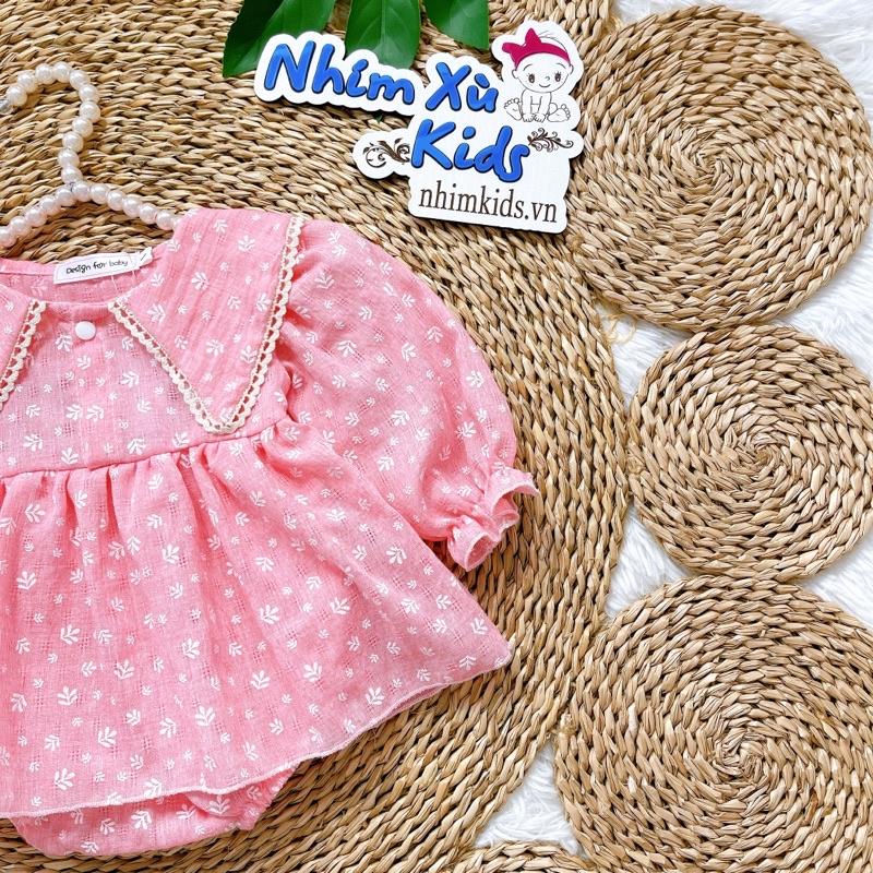 [3-12kg] Body Hoa Thỏ Bèo NHÍM XÙ KIDS Cho Bé Gái Sơ Sinh,Đầy Tháng,Thôi Nôi, Sinh Nhật B086