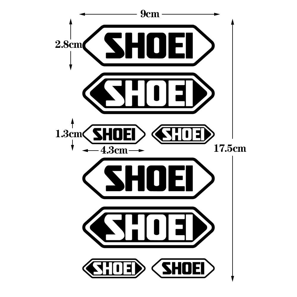 Mũ bảo hiểm SHOEI Sticker phản quang Chống thấm nước Decal phụ kiện xe máy