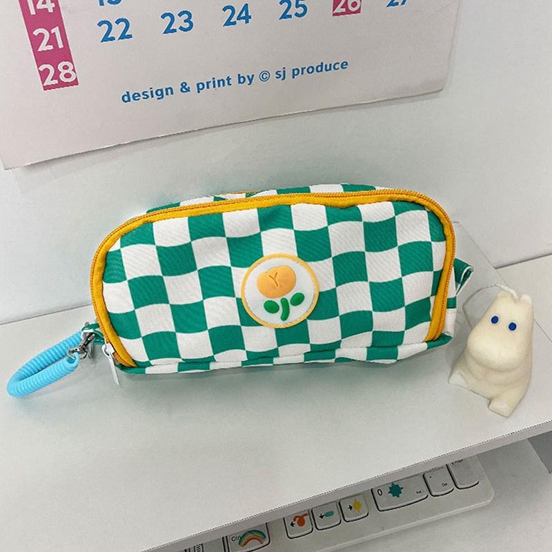 Tmdbyx Túi Đựng Bút Bằng Vải Bạt Sức Chứa Lớn Họa Tiết Hoạt Hình Sáng Tạo Cho Học Sinh Niche