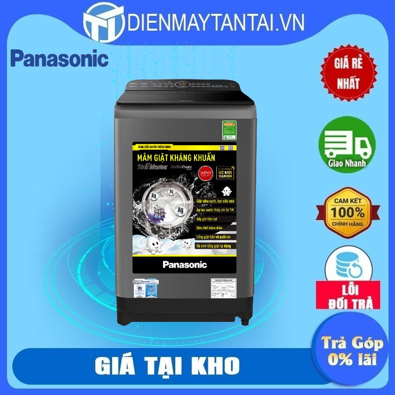 Máy Giặt Cửa Trên Panasonic Chăm Sóc Gia Đình 9kg NA-F90A9DRV - Hàng chính hãng