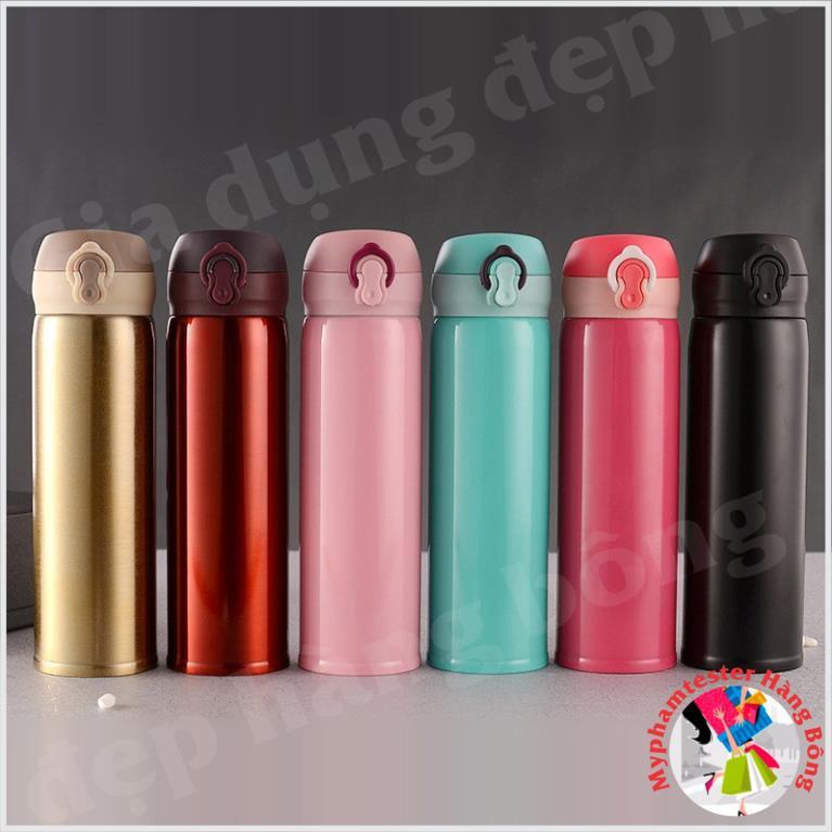 Bình Giữ Nhiệt Cao Cấp Nắp Bật 500ml