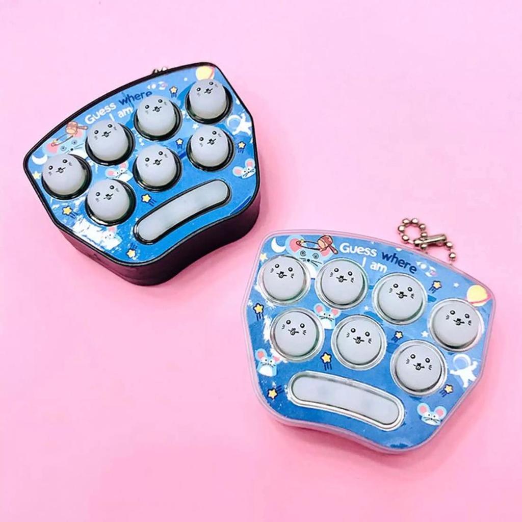 Móc Khóa Cute Dễ Thương Đồ Chơi Đập Chuột Cho Bé Có Nhạc Tăng Kích Thích Sự Phát Triển 5 Giác Giảm Căng Thẳng