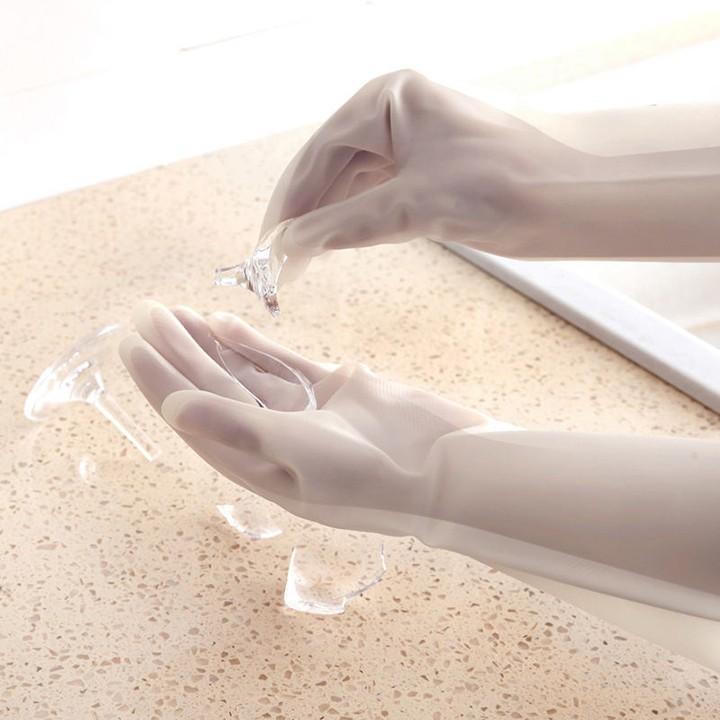 Găng Tay Cao Su Siêu Dai Rửa Bát