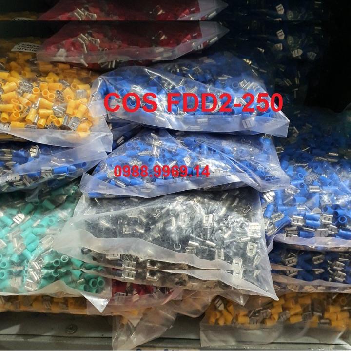 Cos FDD2-250 đầu cos ghim đồng bọc nhựa